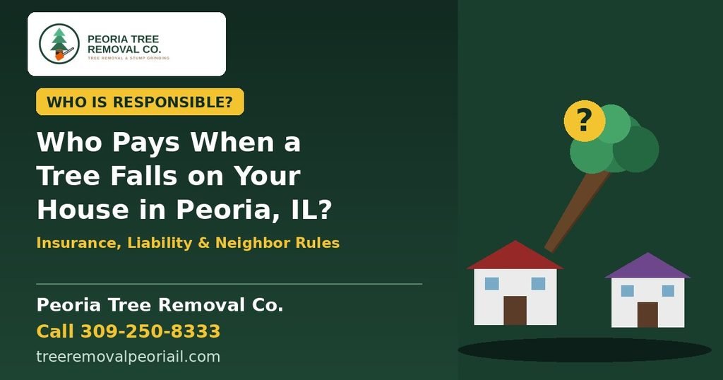 Who Is Responsible When a Tree Falls on Your House in Peoria, IL?