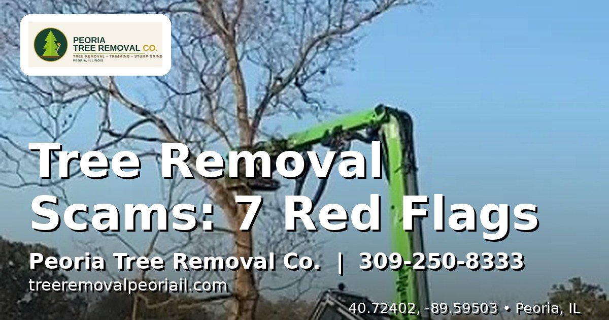 Tree removal scams red flags Peoria