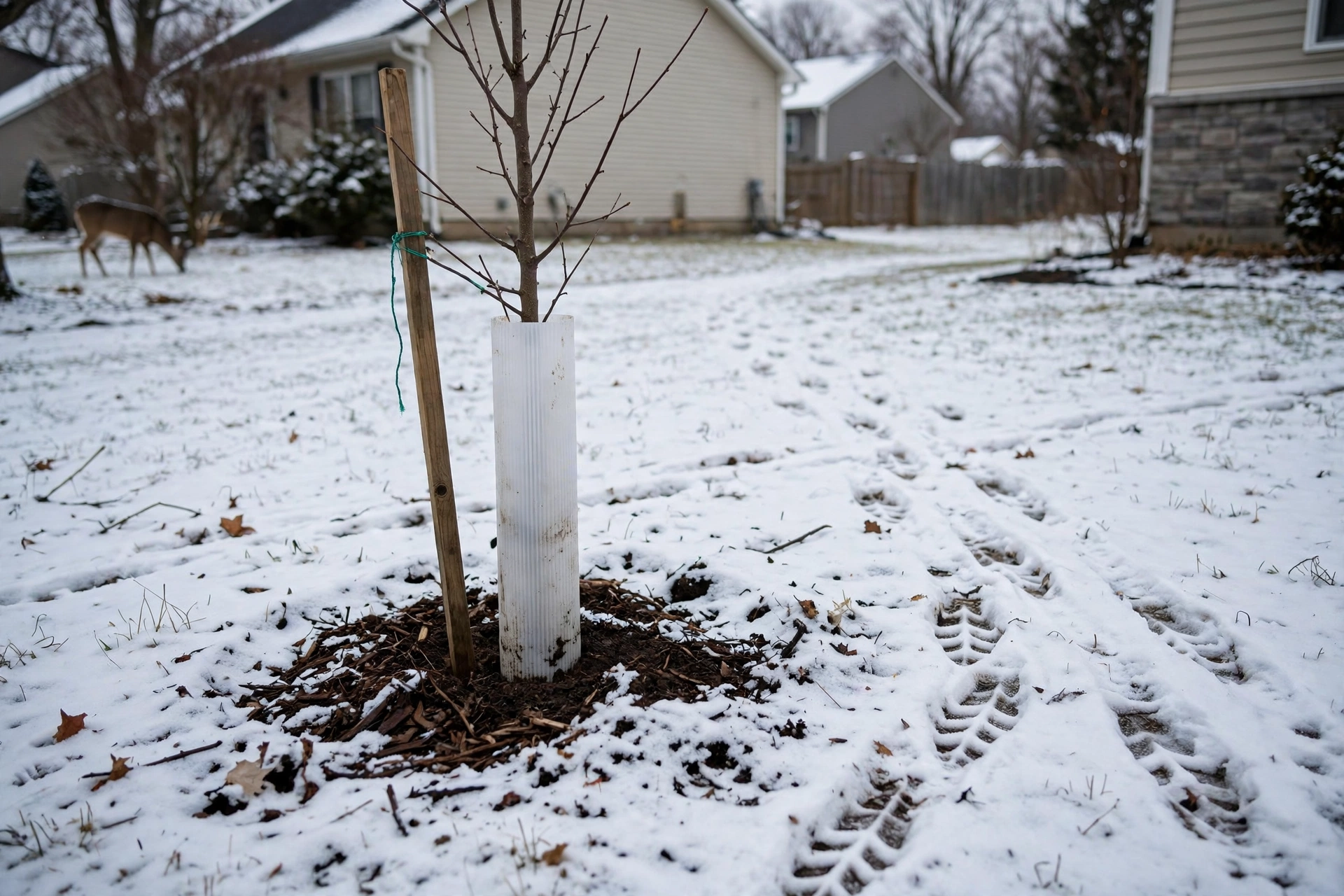 How to Protect Young Trees from Deer Damage This Winter in Illinois